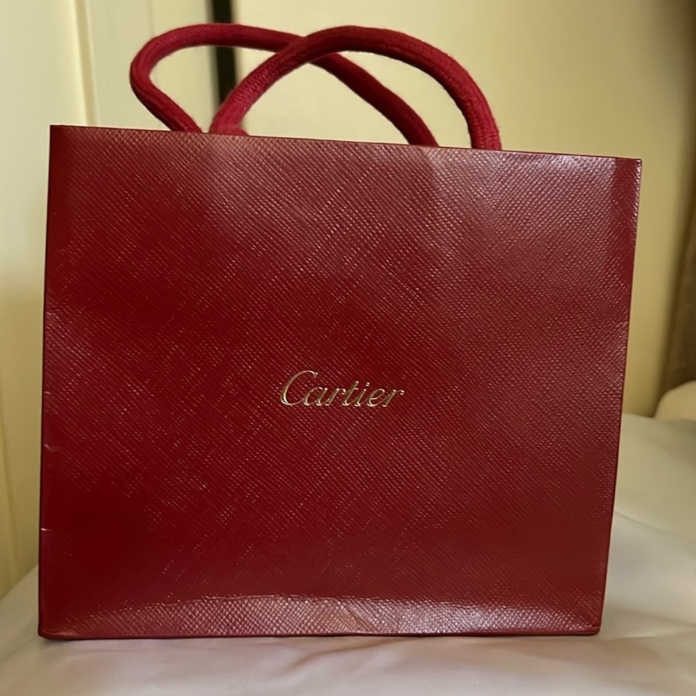 Small Cartier shopping bag